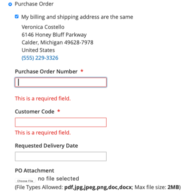 Magento 2 Advanced Purchase Order Validations